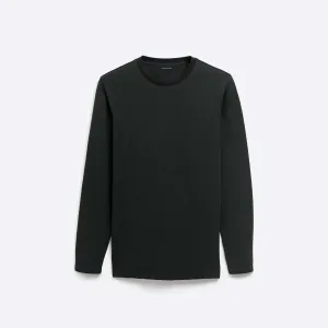 Marbled Long Sleeve Crew Neck