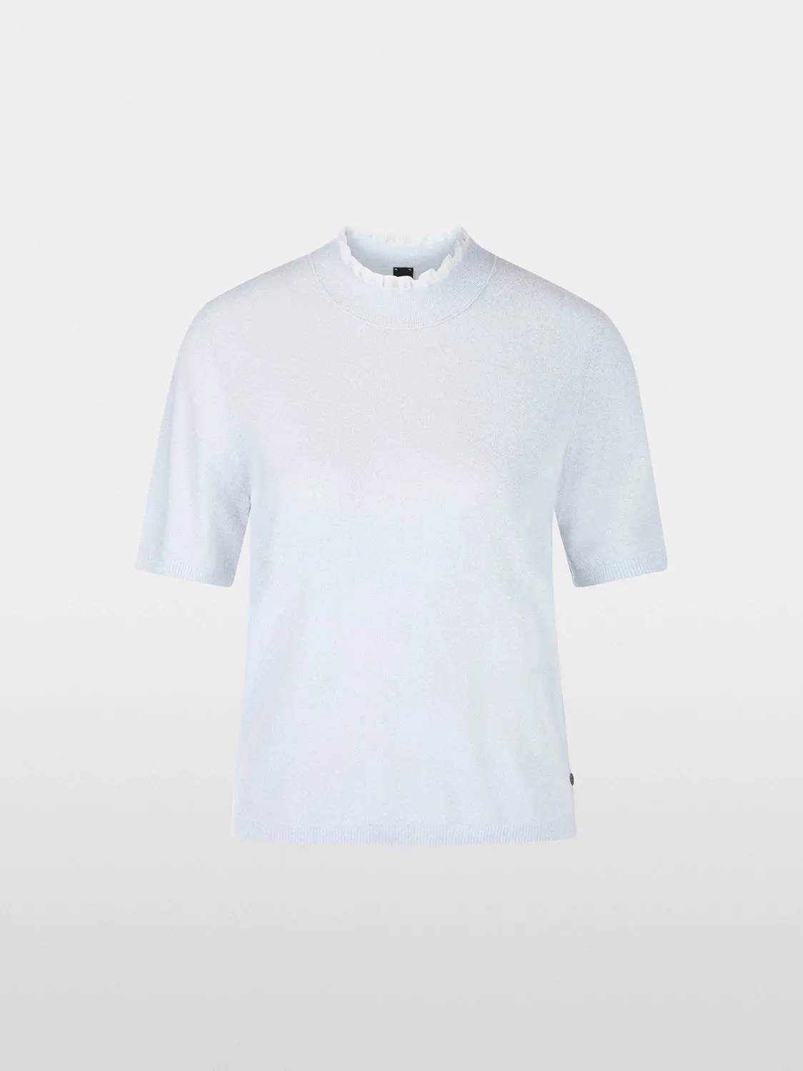 Marc Cain Short-sleeve pullover in glitter elegance YG 41.02 M53 - Pre-Order May Delivery