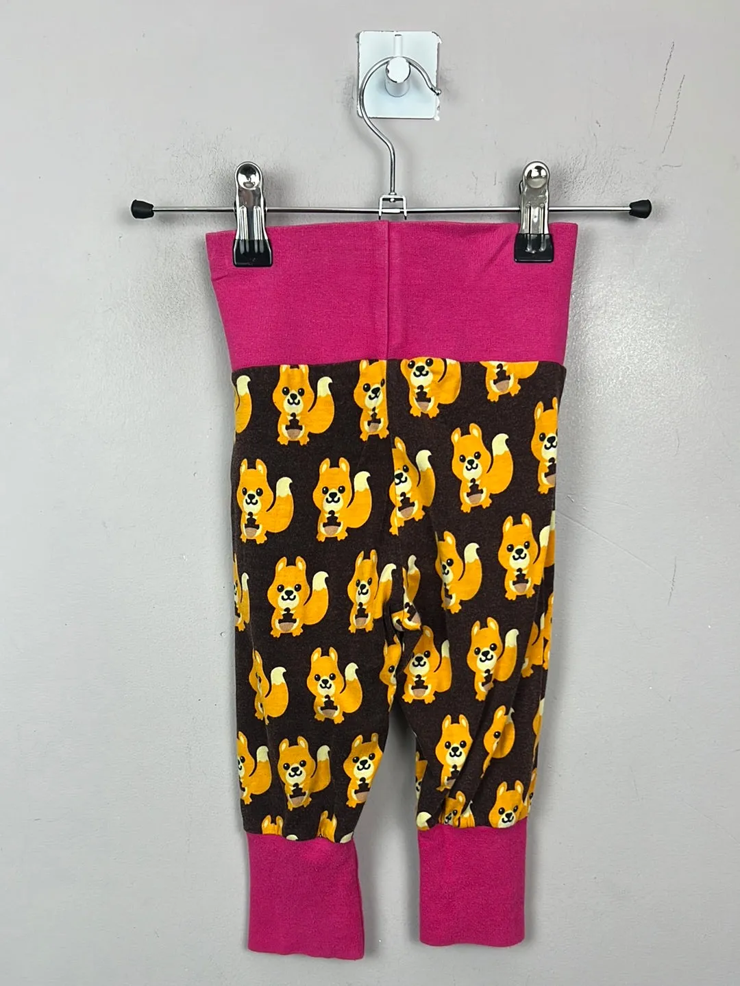 Maxomorra Squirrel waist pants 9-12m