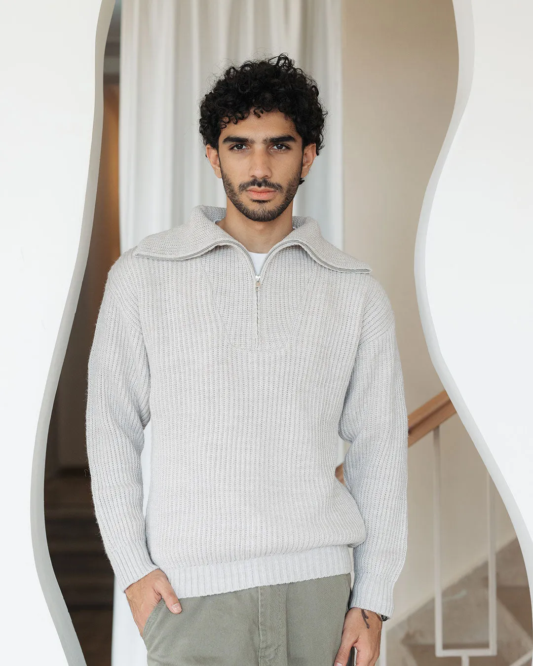 Men Knitted Tricot Pullover