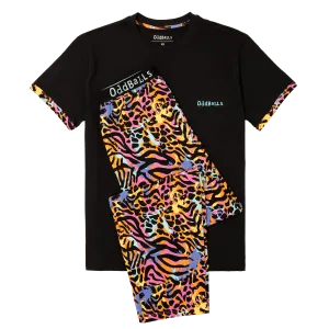 Mens Long Pyjamas - Filthy Animal - Trousers & T-Shirt
