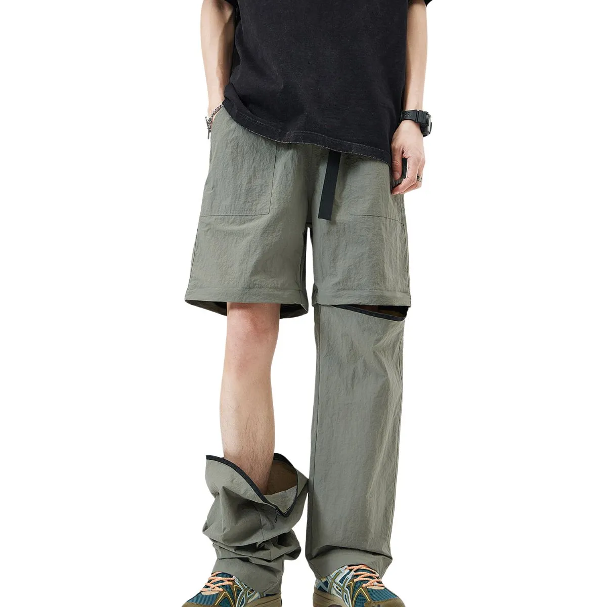 Men's Straight-Leg Convertible Trousers