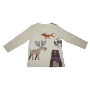 MID Long Sleeved Shirt - Forest Animals