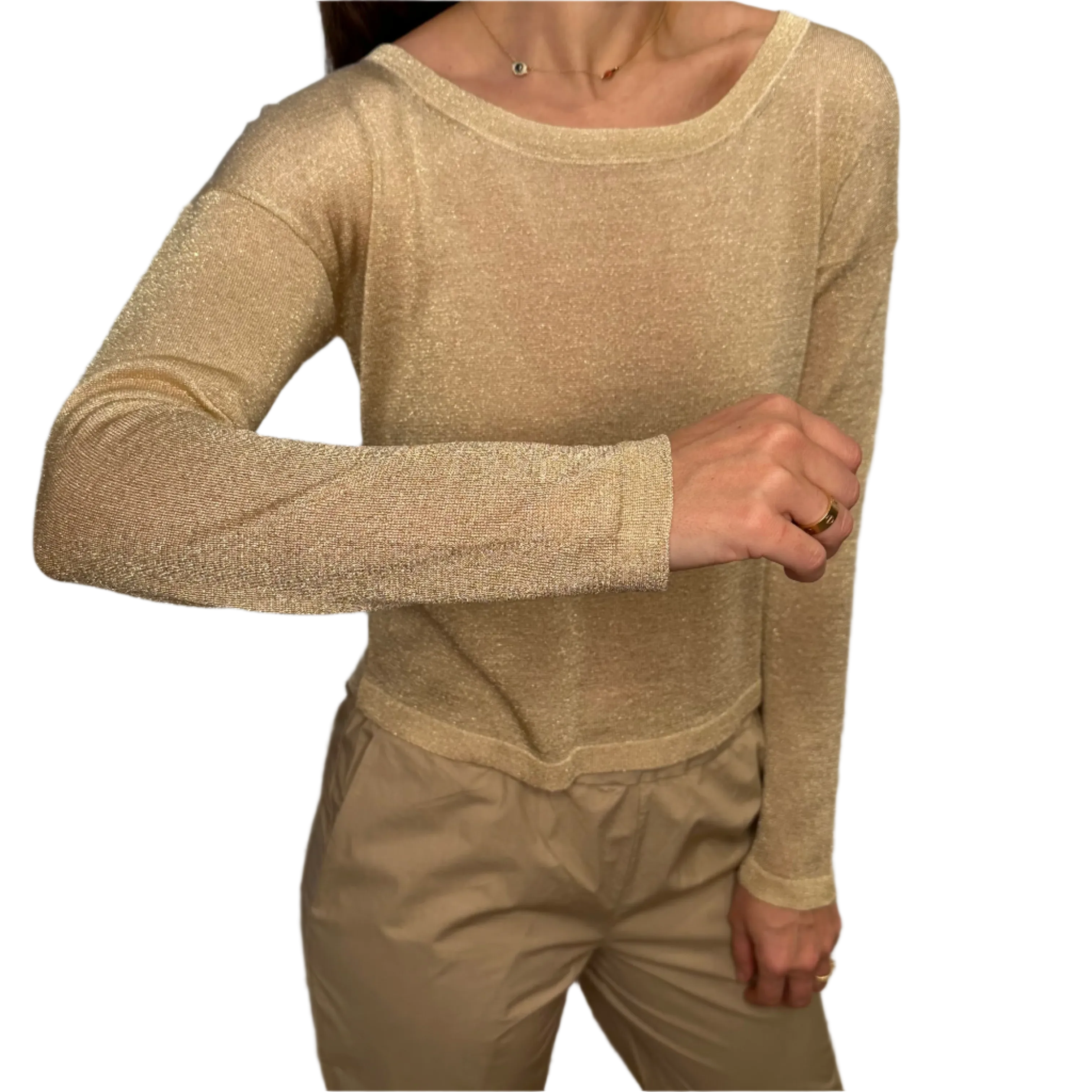 ML - Lurex Long | Light Gold