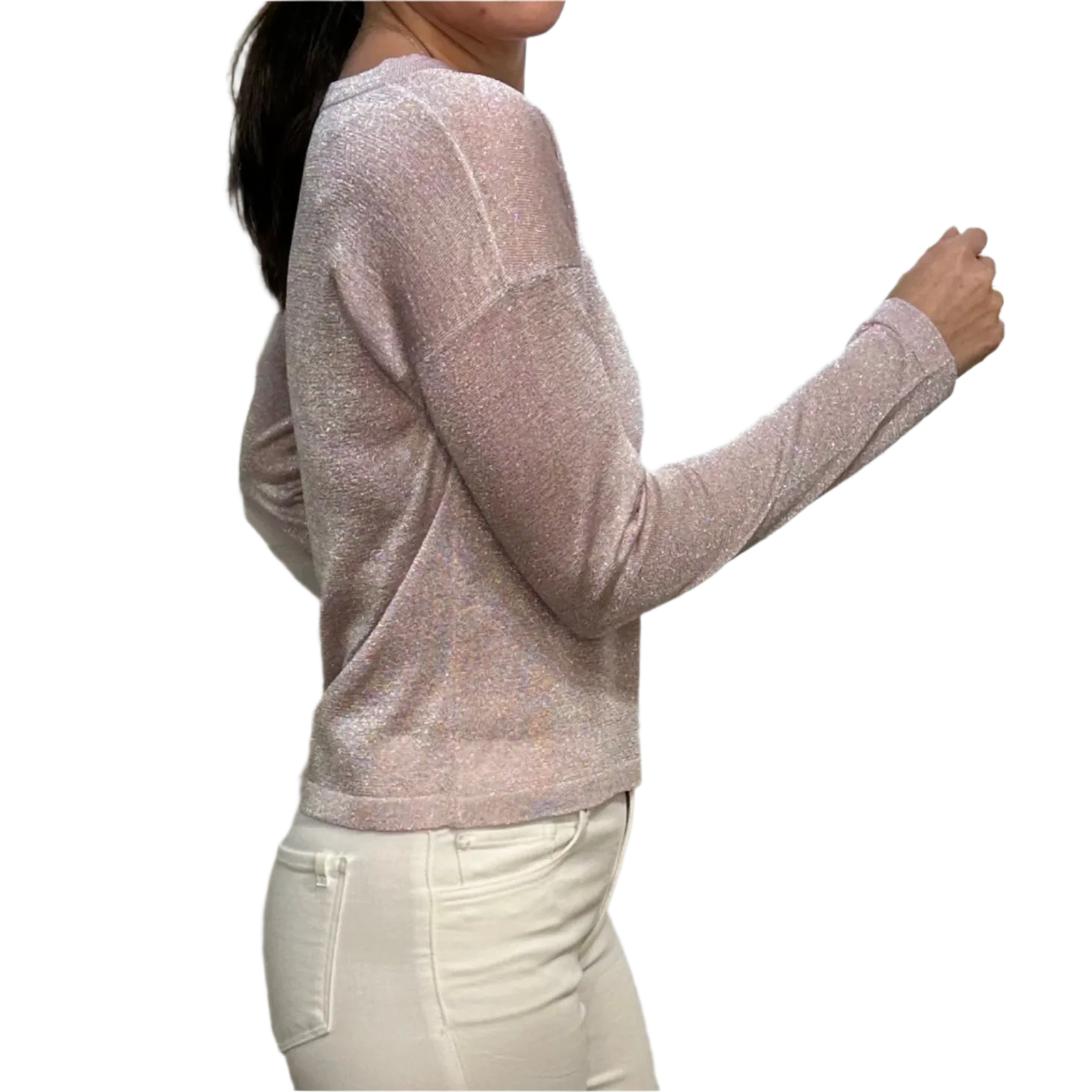 ML - Lurex Long | Powder Pink