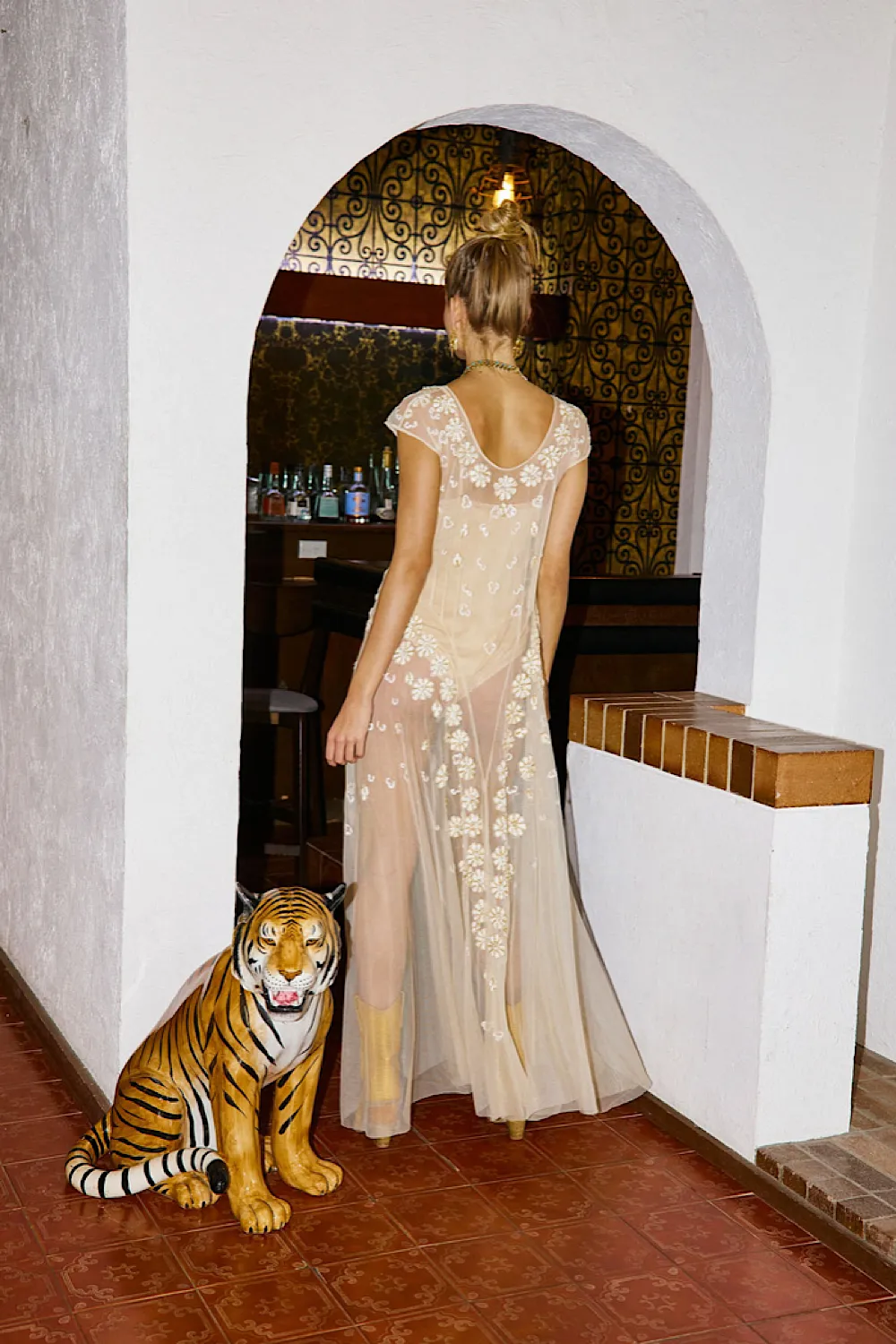 More Than This Tulle, Embroidered   Beaded Maxi Dress