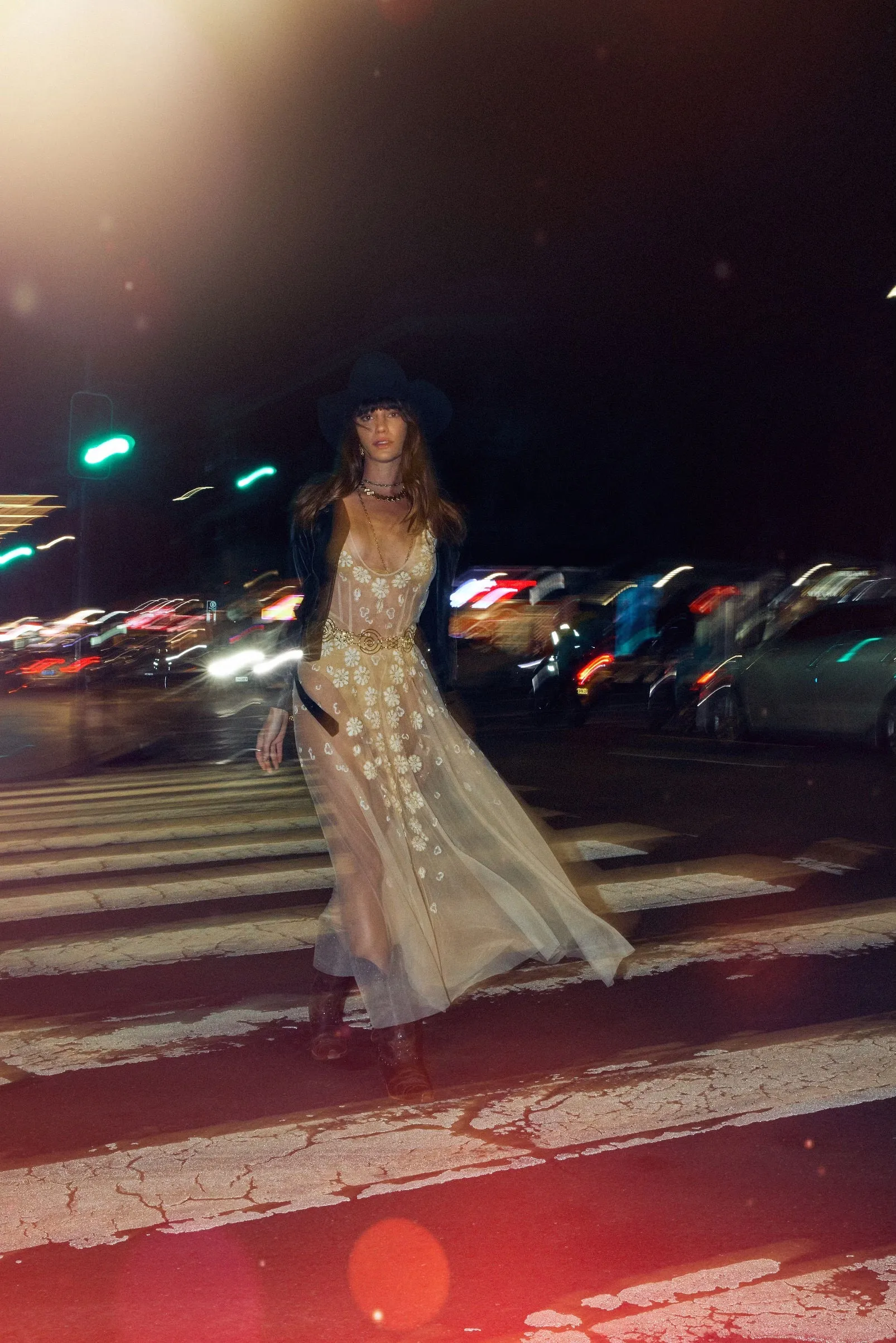 More Than This Tulle, Embroidered   Beaded Maxi Dress