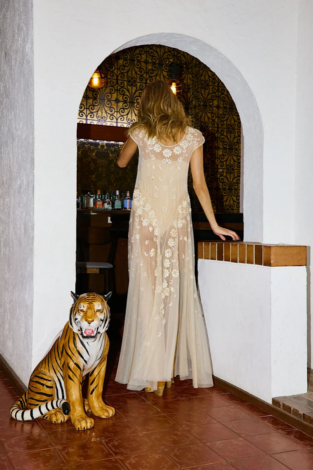 More Than This Tulle, Embroidered   Beaded Maxi Dress