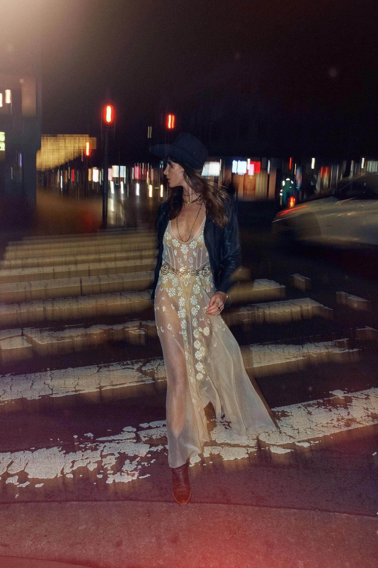 More Than This Tulle, Embroidered   Beaded Maxi Dress