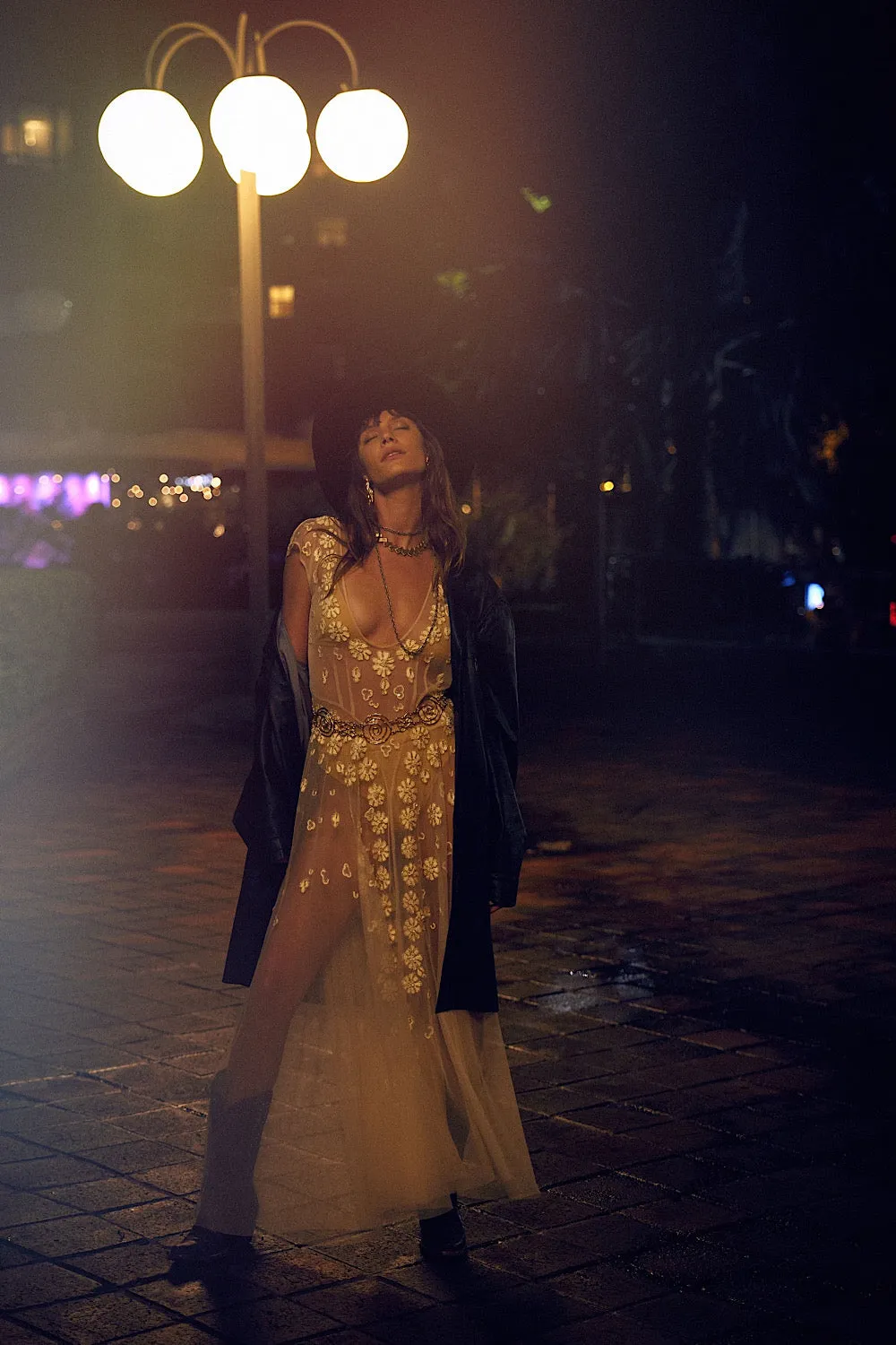 More Than This Tulle, Embroidered   Beaded Maxi Dress