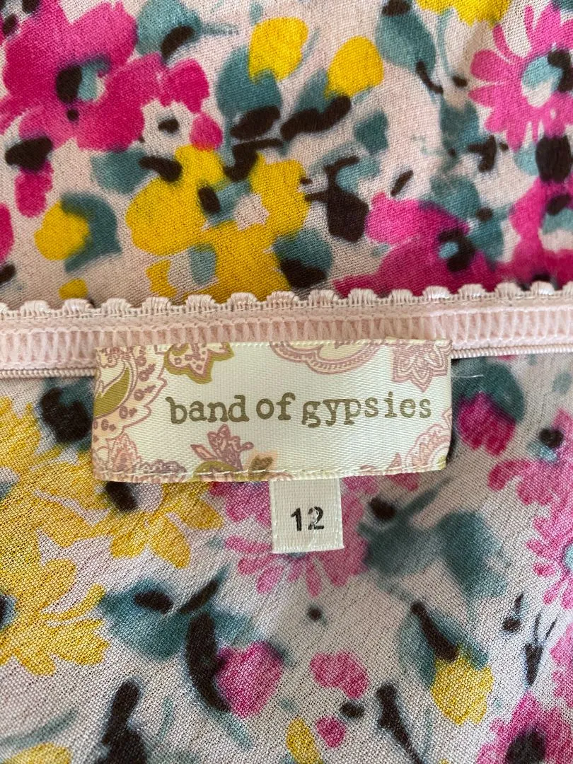 Multi Floral Band of Gypsies Skirts, 12