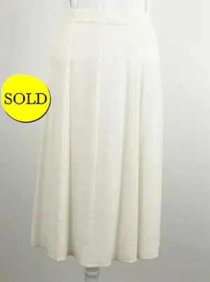 NEW St. John Ivory Knit Skirt Size 8