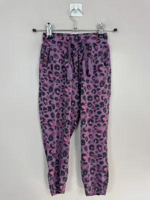 Next Plum Leopard Trousers 4y