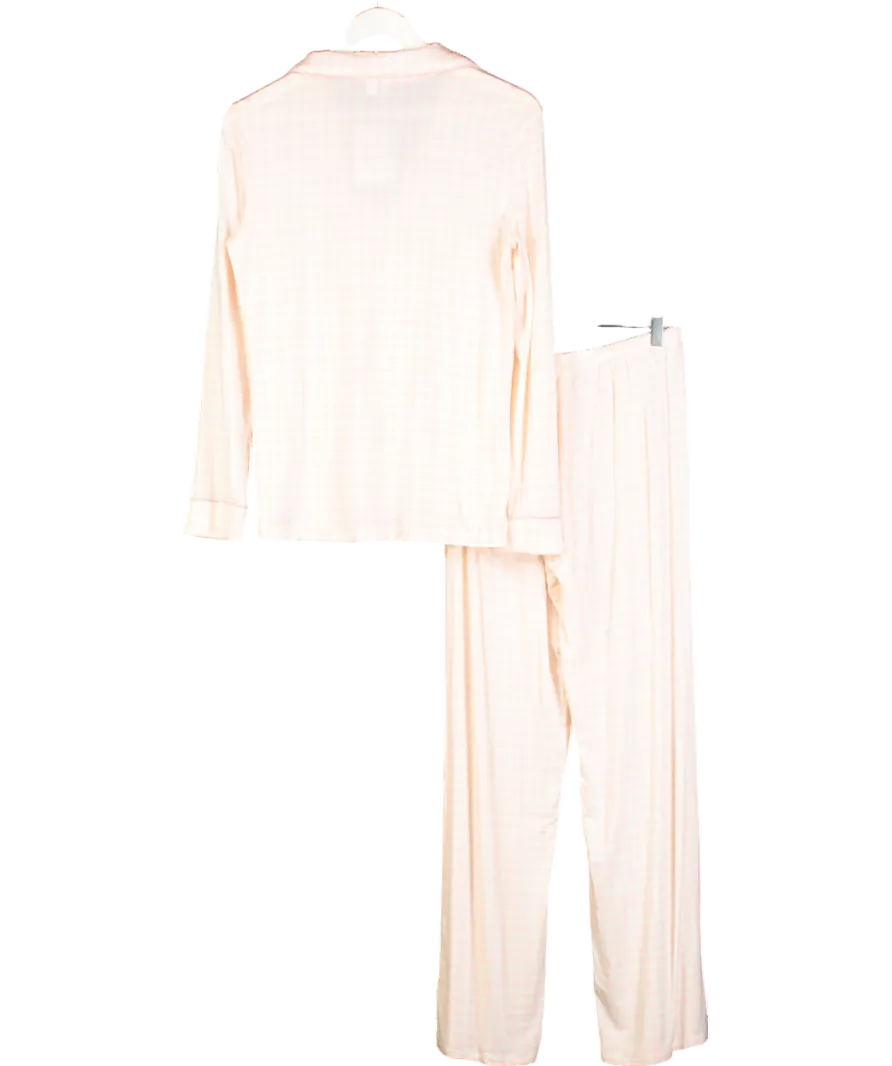 Nordstrom Pink Gingham Pyjama Set UK XS