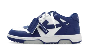OFF-WHITE Out Of Office OOO Low Tops White Royal Blue