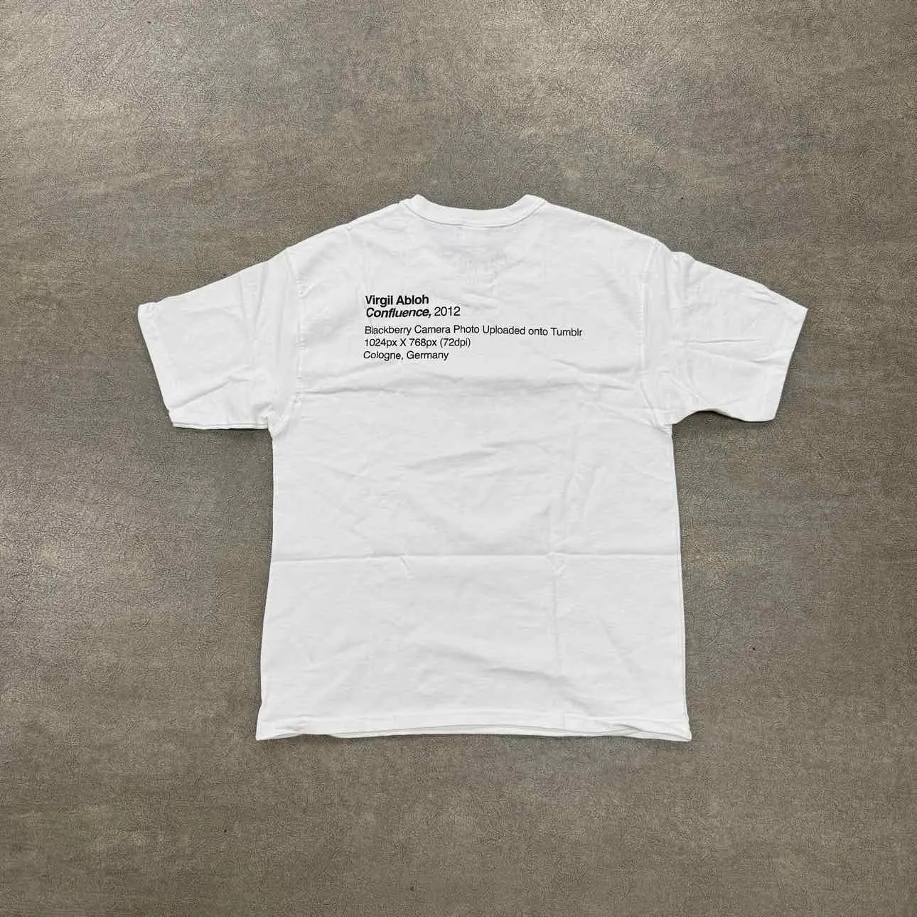 OFF-WHITE T-Shirt "VISION" White New Size M