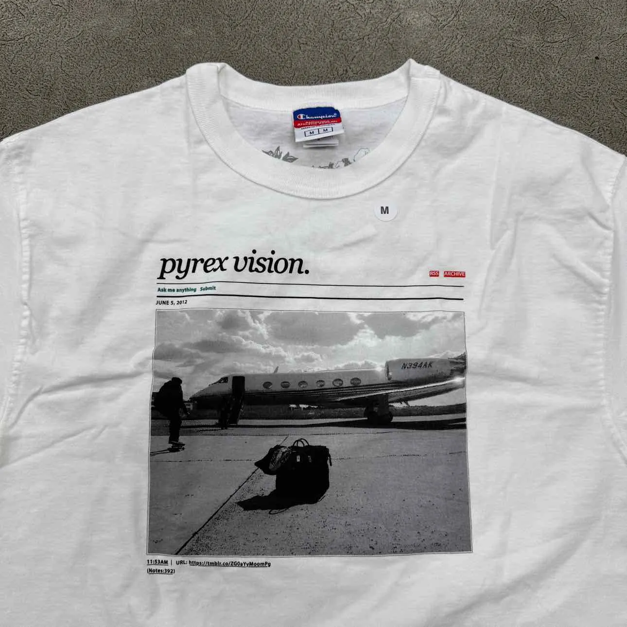 OFF-WHITE T-Shirt "VISION" White New Size M