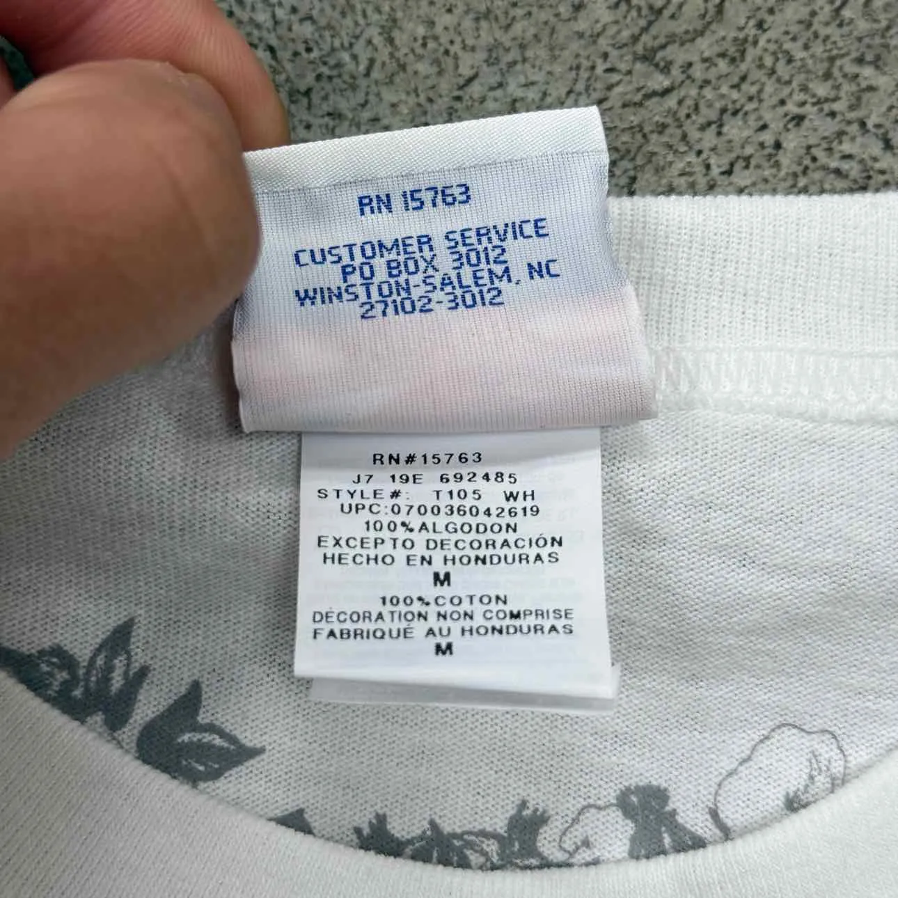 OFF-WHITE T-Shirt "VISION" White New Size M