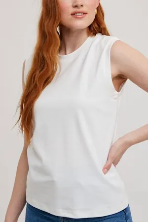 Off White Tank Top