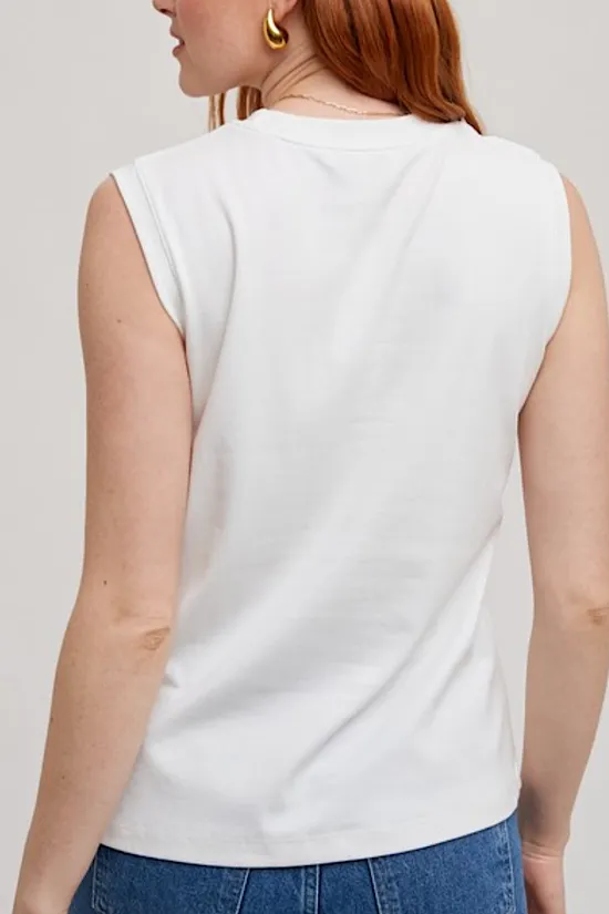 Off White Tank Top
