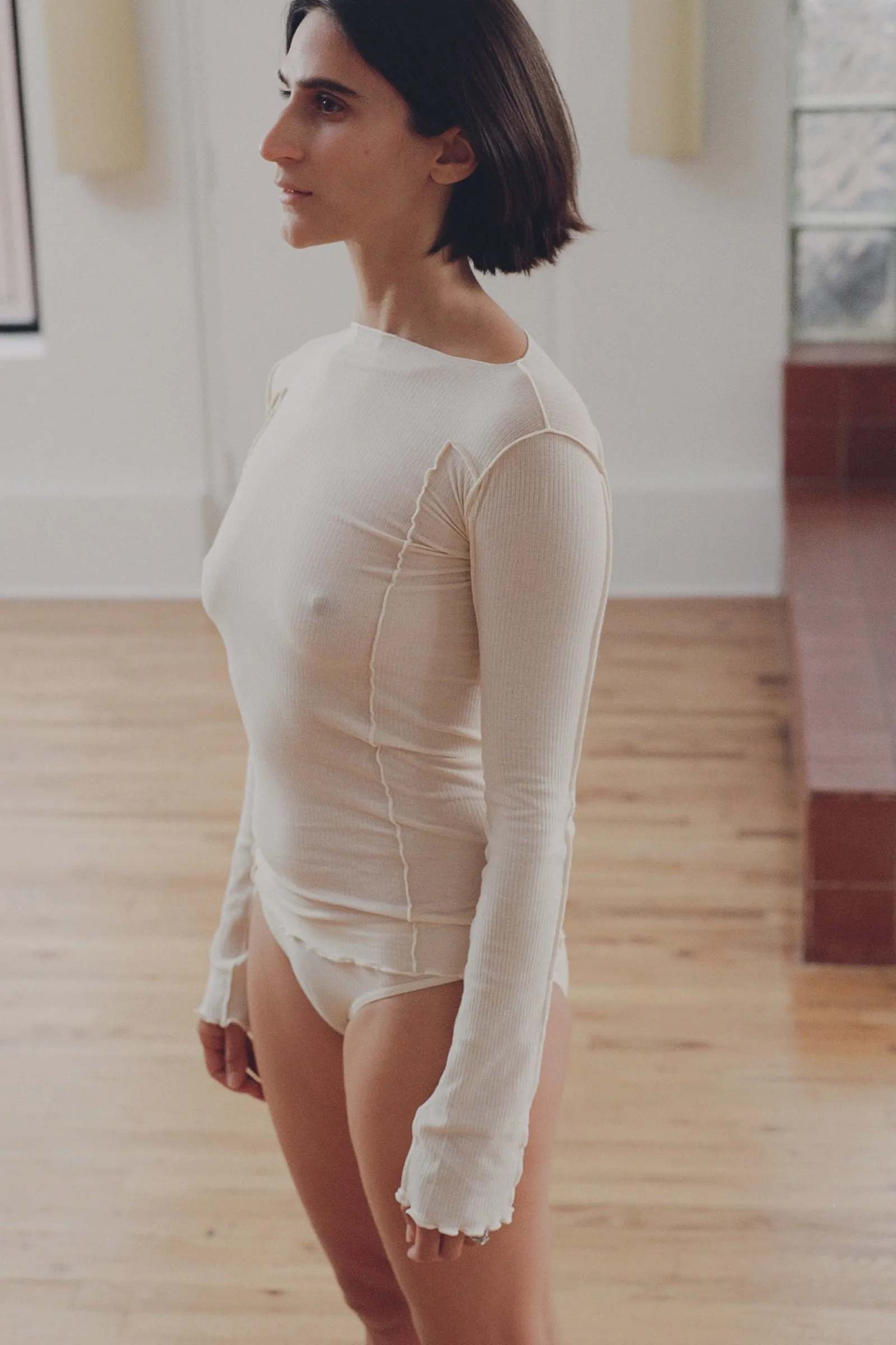 Omato Long Sleeve Tee, Off White