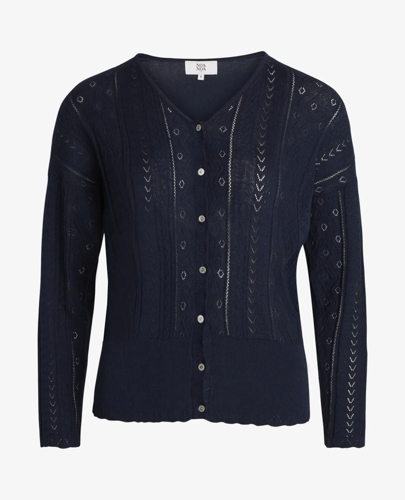 ORGANIC COTTON KNIT CARDIGAN