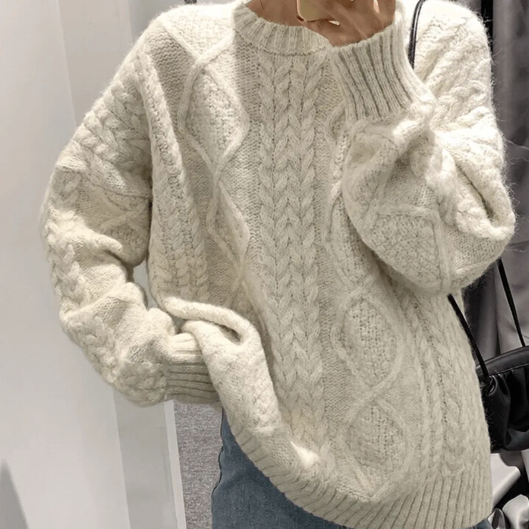 Oversized Cable Knit Sweater