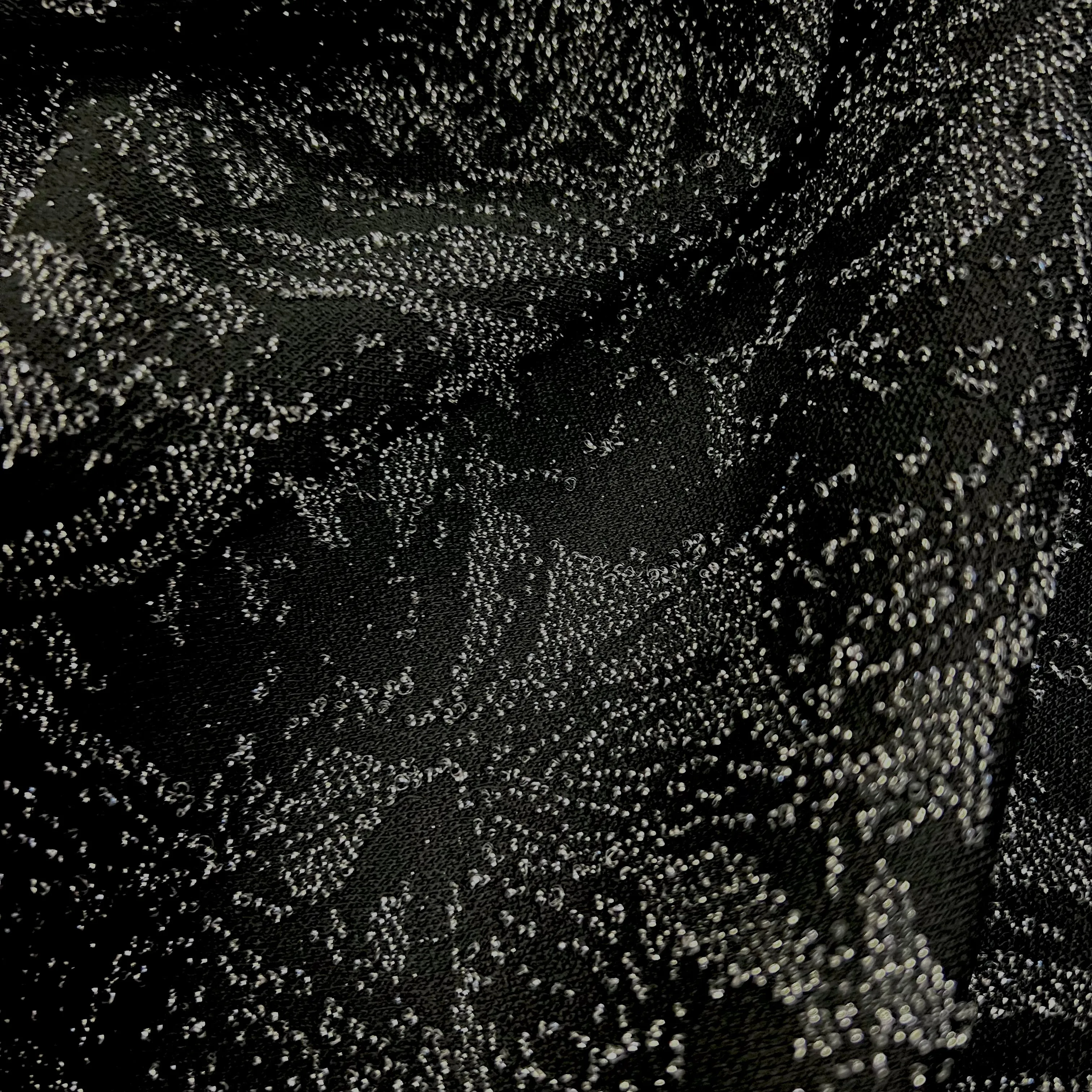 Party Flowers | Metallic Lurex Glitter Ponte Roma