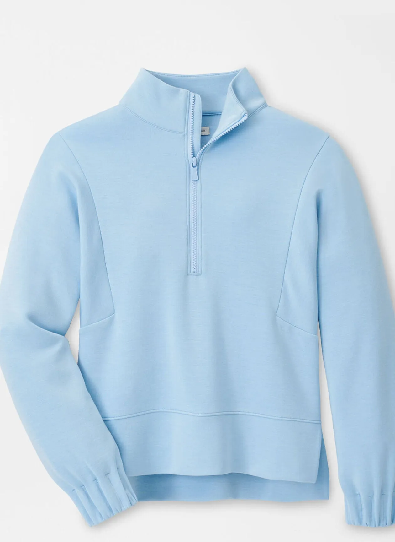 Peter Millar Womens Flora Knit Half Zip Pullover - COTTAGE BLUE