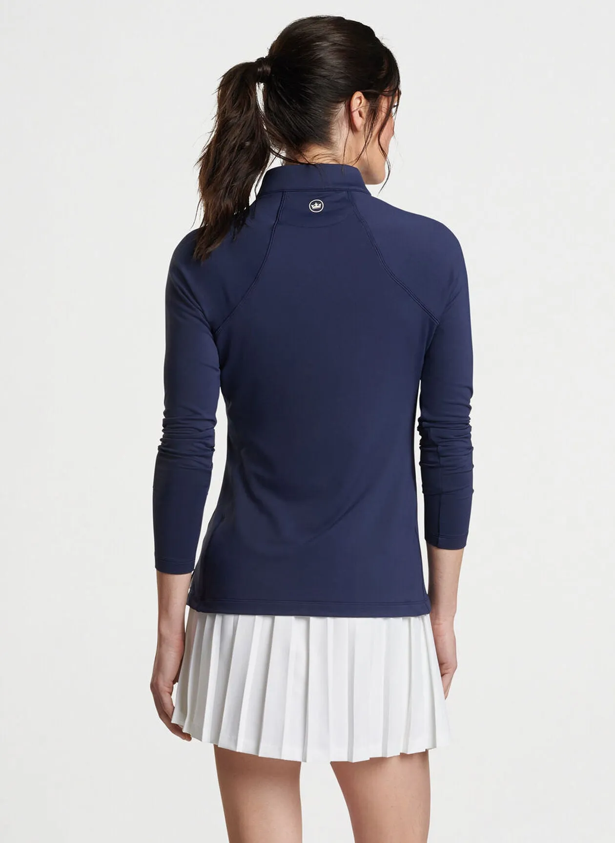 Peter Millar Womens Sugar Stripe Perth Layer - NAVY