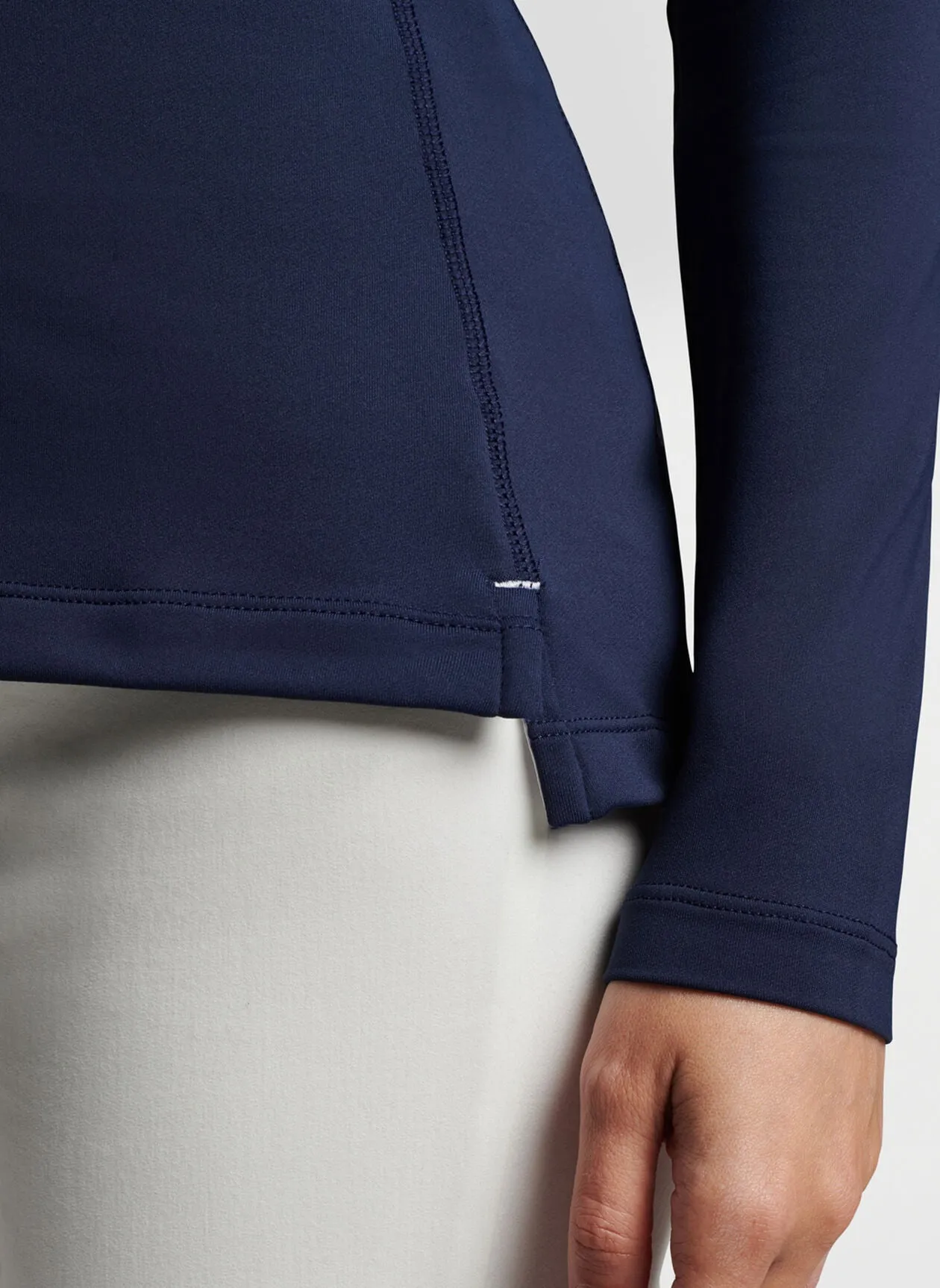 Peter Millar Womens Sugar Stripe Perth Layer - NAVY