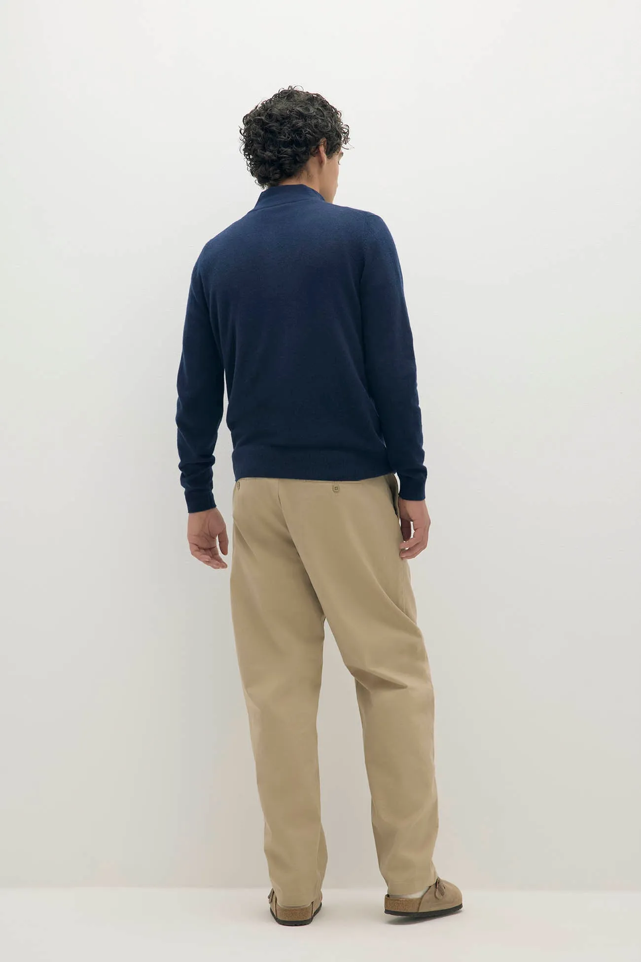 PHILLIP QUARTER-ZIP CASHMERE SWEATER