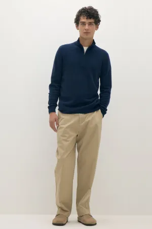 PHILLIP QUARTER-ZIP CASHMERE SWEATER