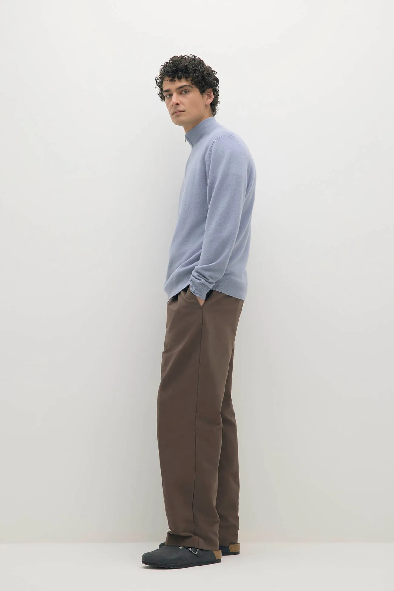 PHILLIP QUARTER-ZIP CASHMERE SWEATER