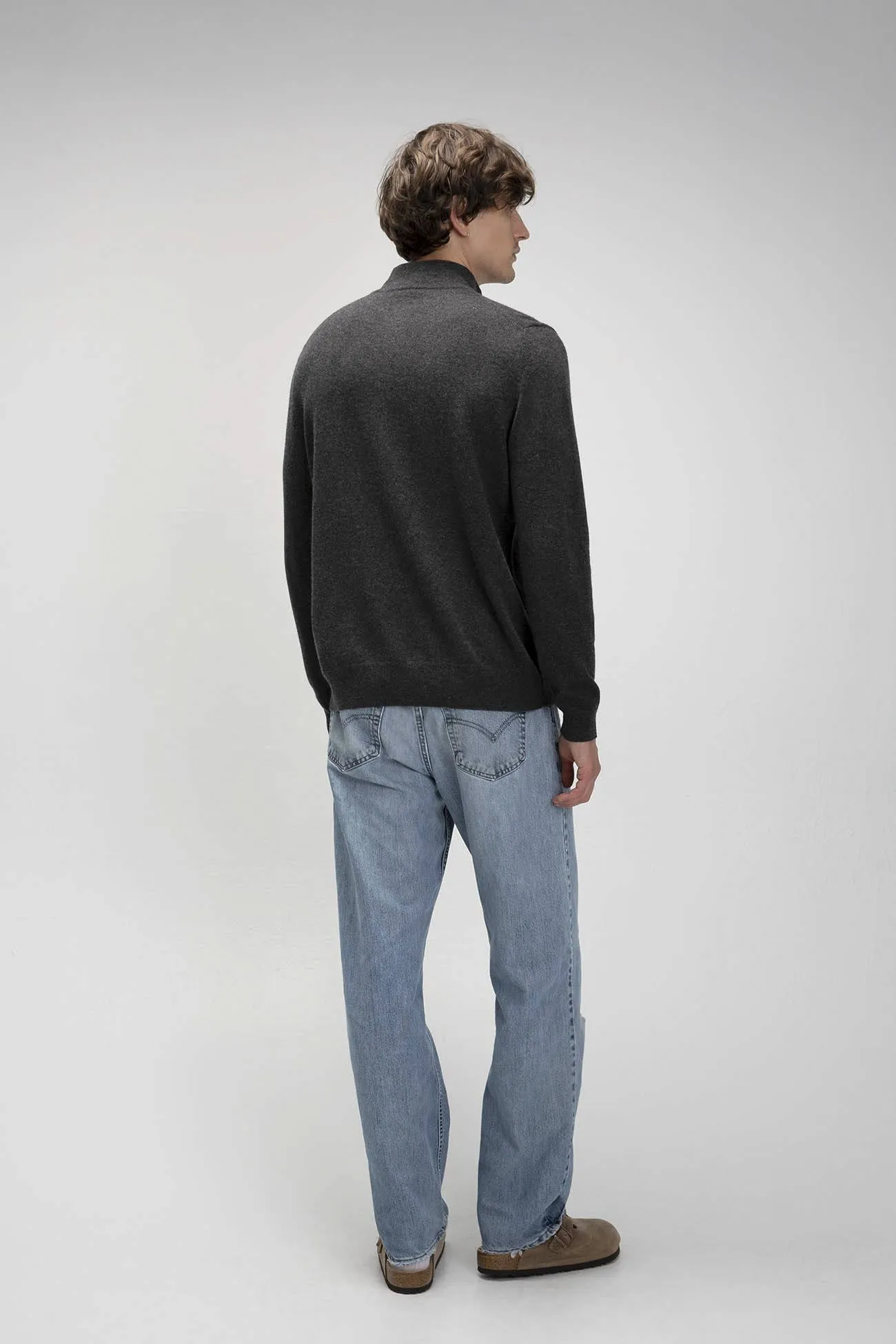PHILLIP QUARTER-ZIP CASHMERE SWEATER