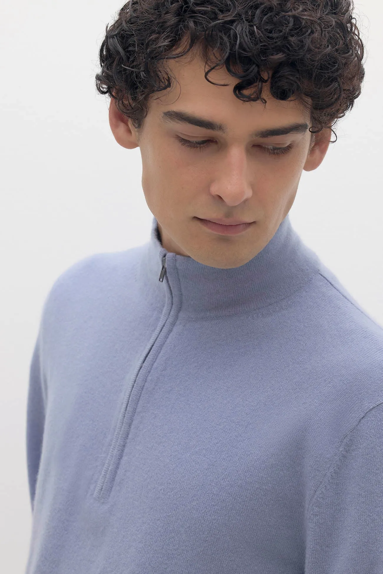 PHILLIP QUARTER-ZIP CASHMERE SWEATER