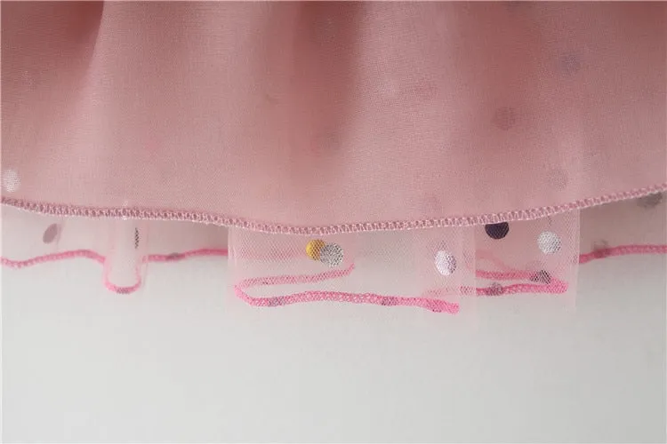 Polka Dot Pink Baby Girl Dress