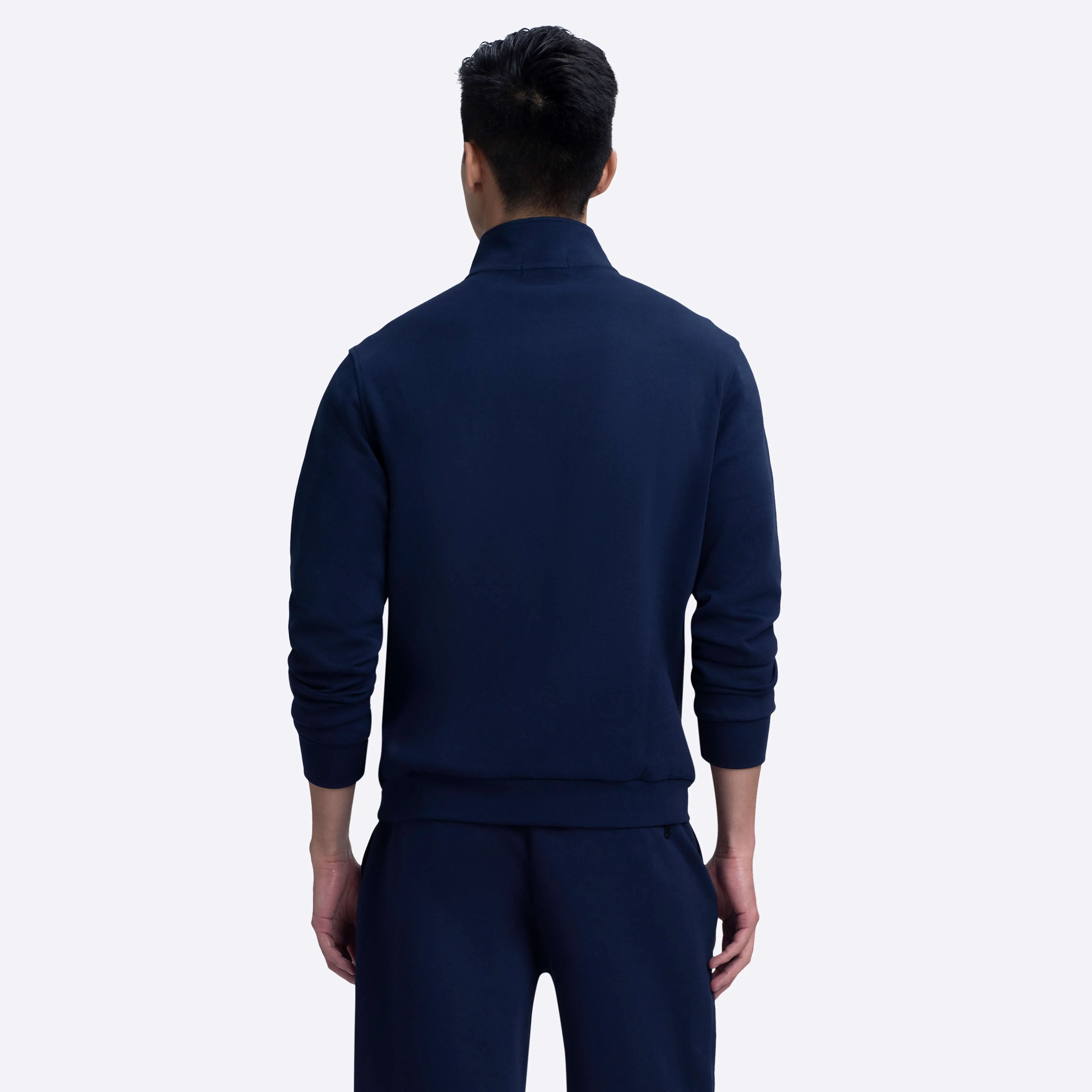 Quarter Zip Mock Neck Sweatshirt