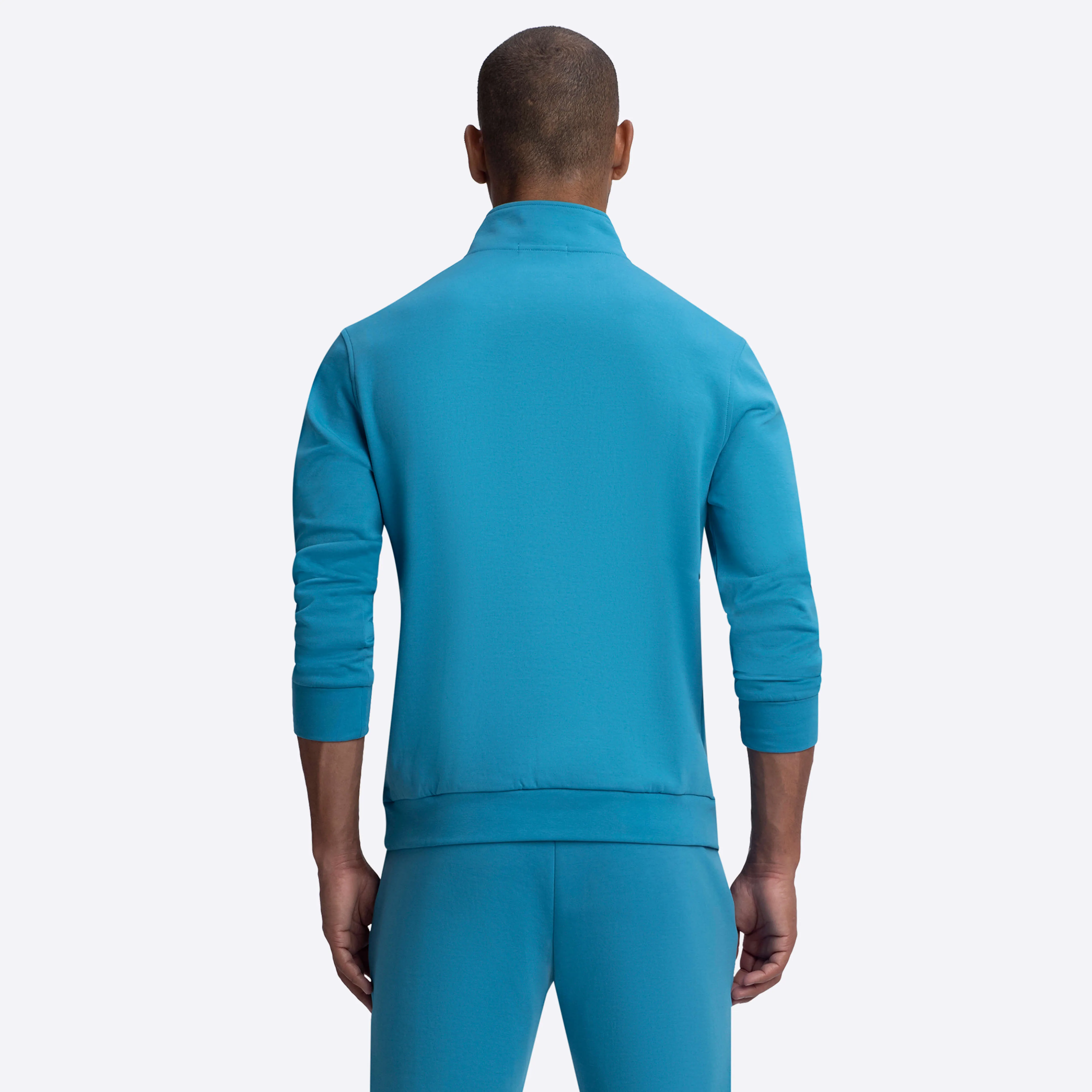 Quarter Zip Mock Neck Sweatshirt