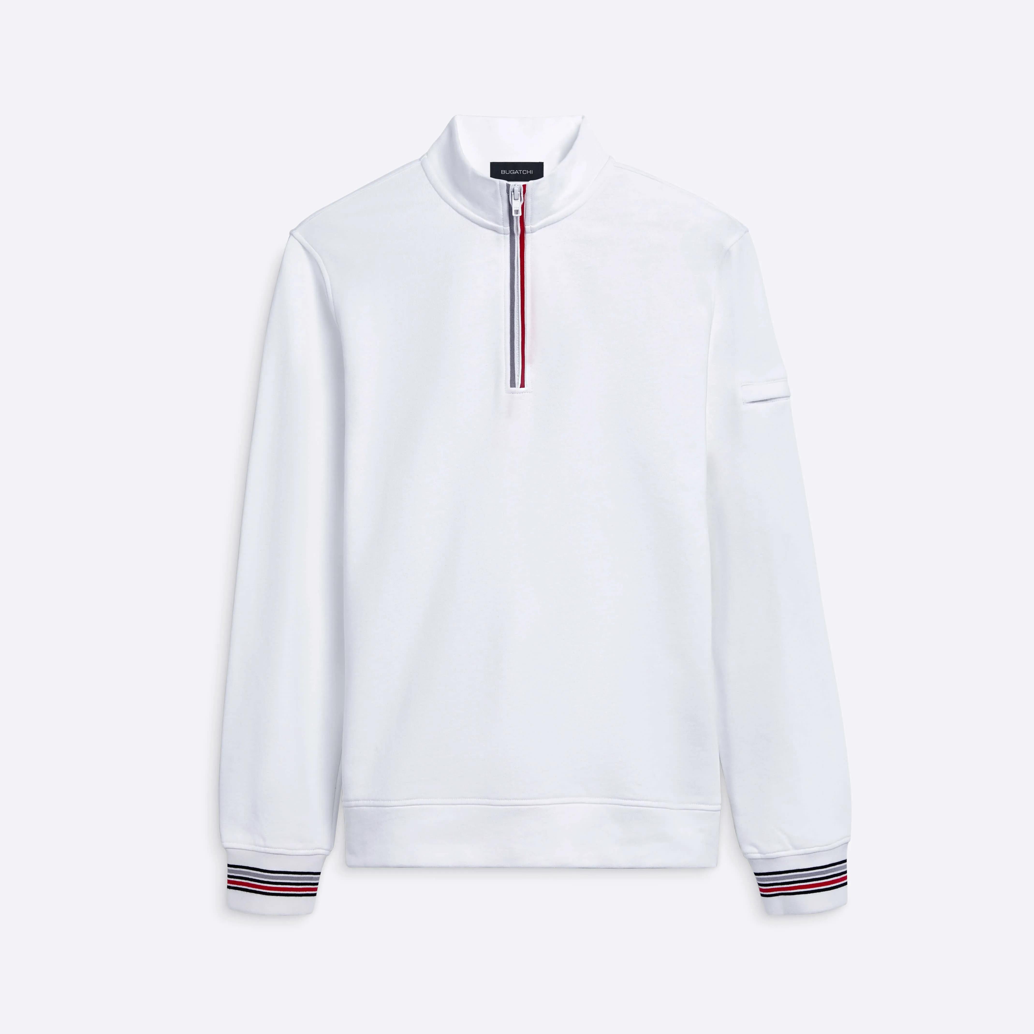 Quarter Zip Mock Neck Sweatshirt