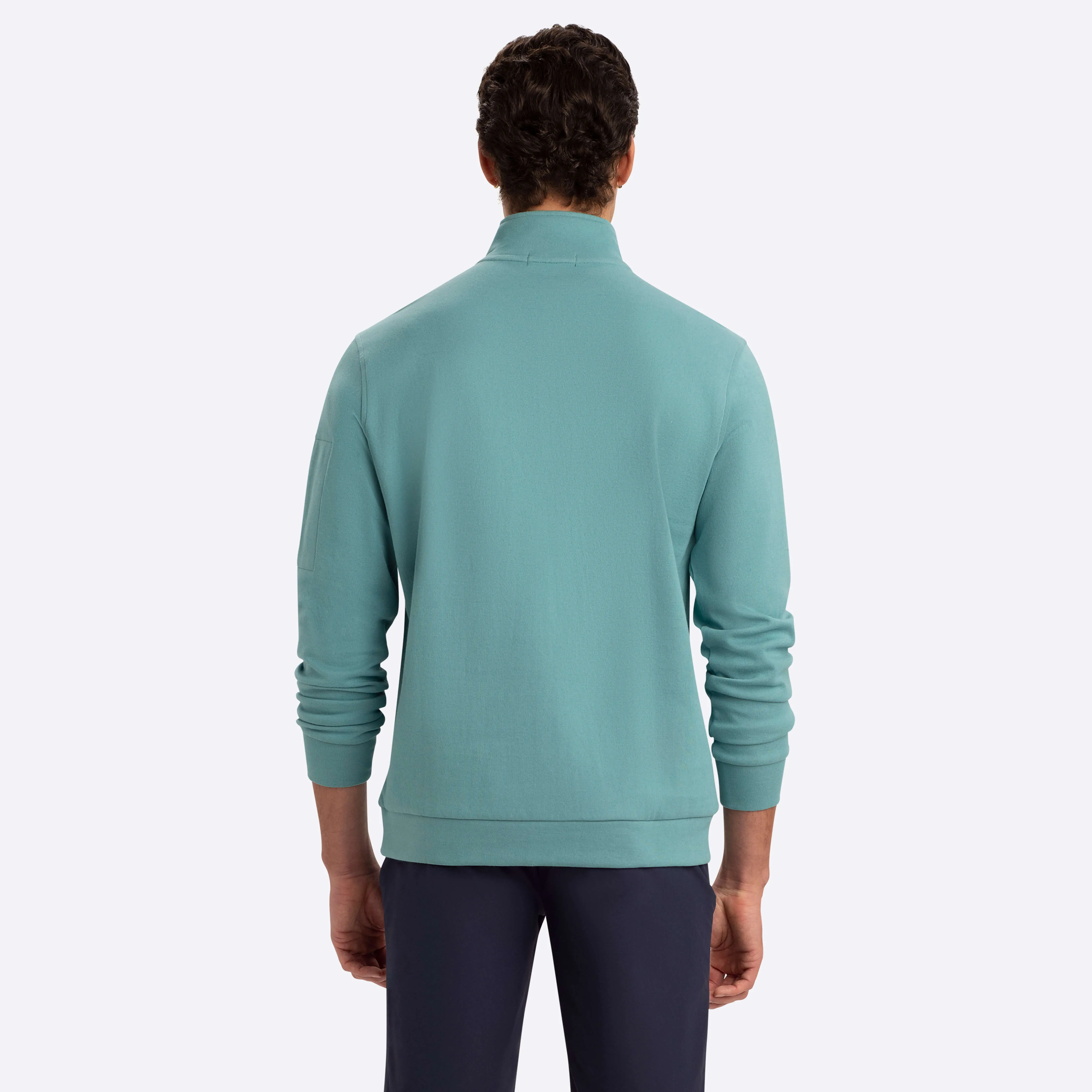 Quarter Zip Mock Neck