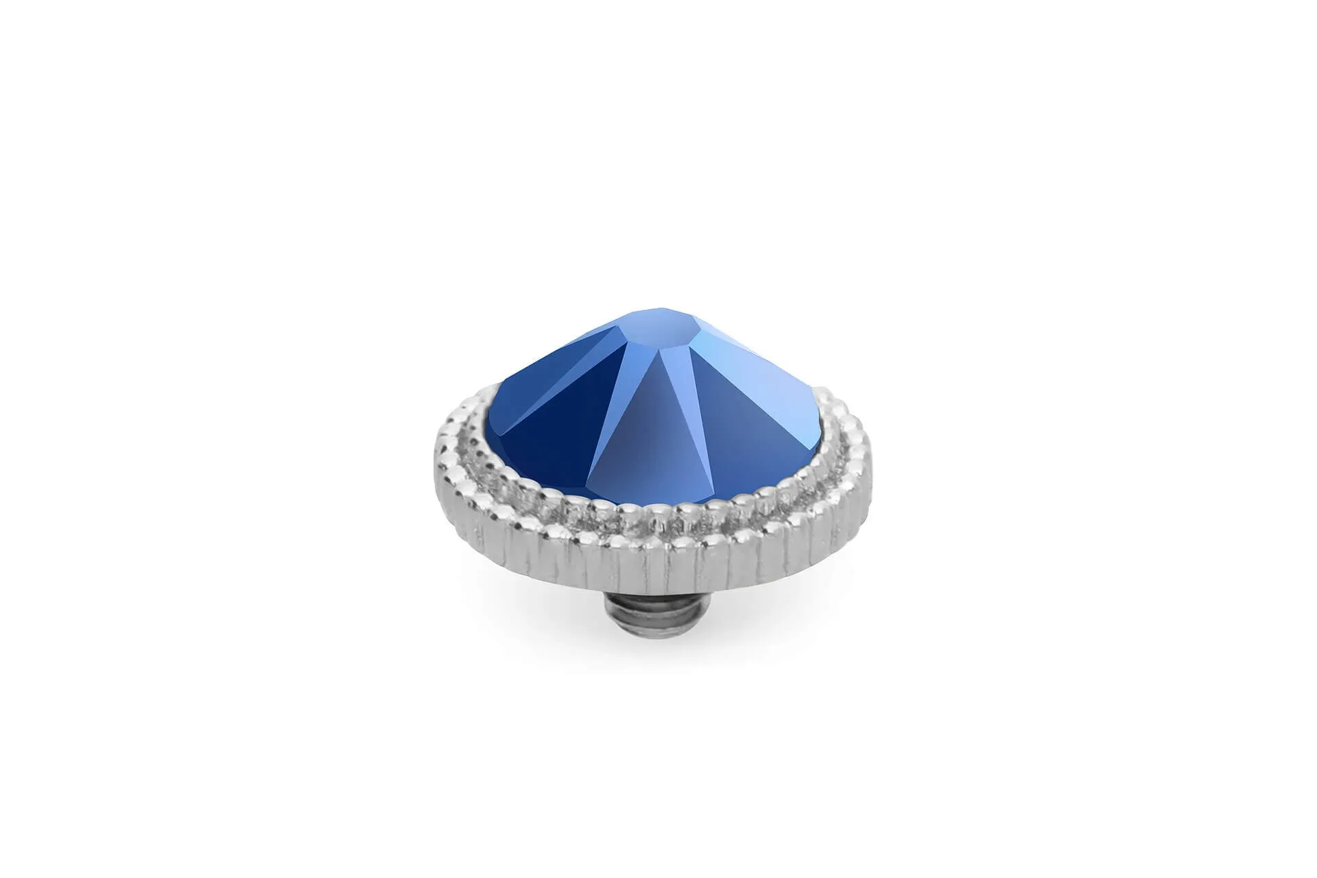 Qudo Fabero 10mm Silver Topper - Metallic Blue