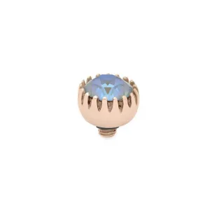 Qudo London 8mm Rose Gold Topper - Serene Grey Delite