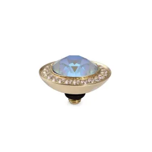 Qudo Tondo Deluxe 13mm Gold Topper - Serene Gray Delite