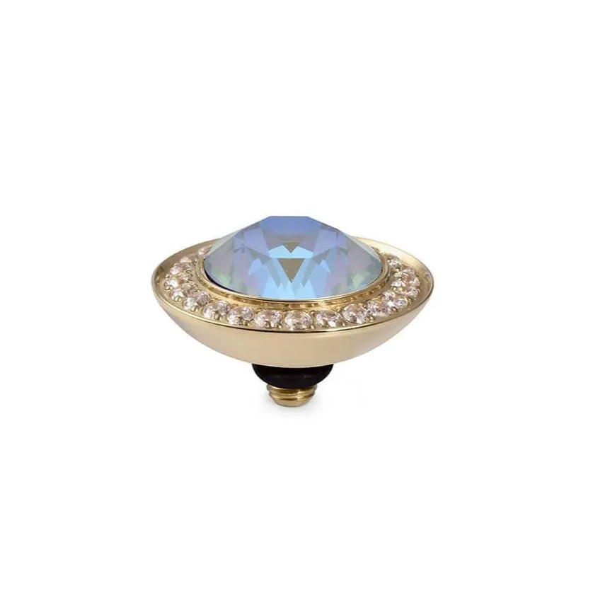 Qudo Tondo Deluxe 13mm Gold Topper - Serene Gray Delite