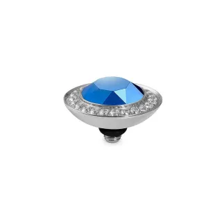 Qudo Tondo Deluxe 13mm Silver Topper - Metallic Blue