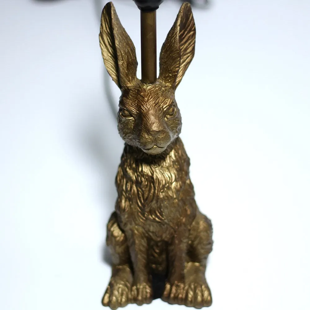 Rabbit Sitting Table Lamp - Gold