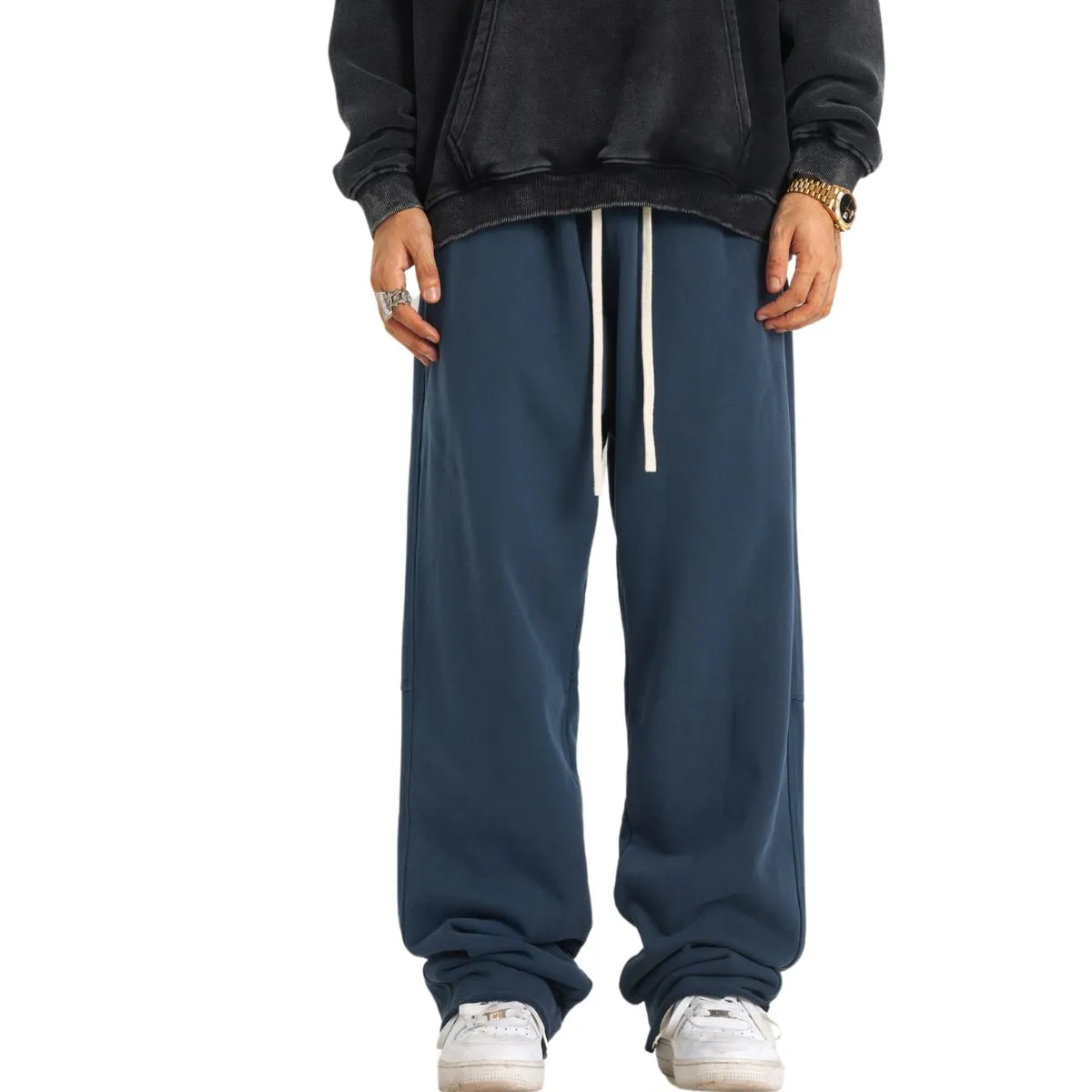 Raw Edge Relaxed fit Sweatpants