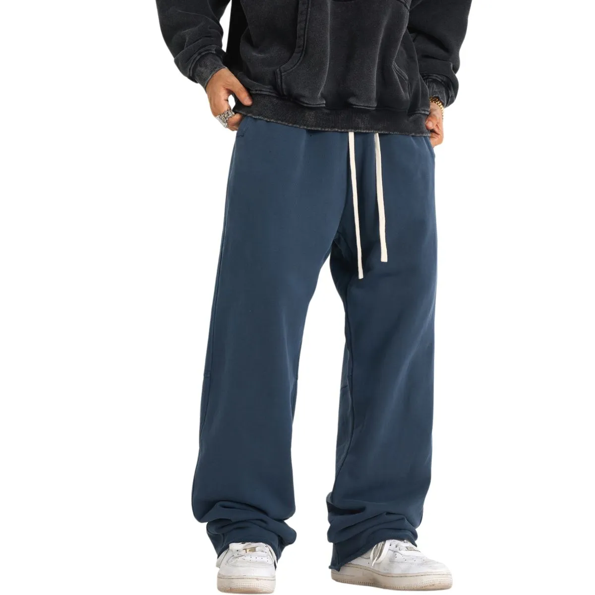 Raw Edge Relaxed fit Sweatpants