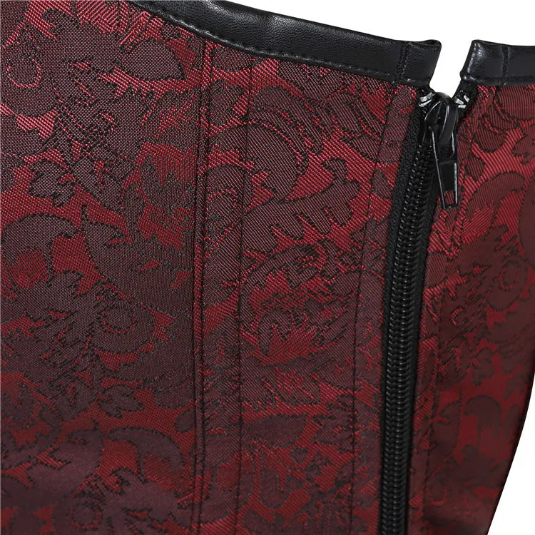 Red Harness Corset with Choker